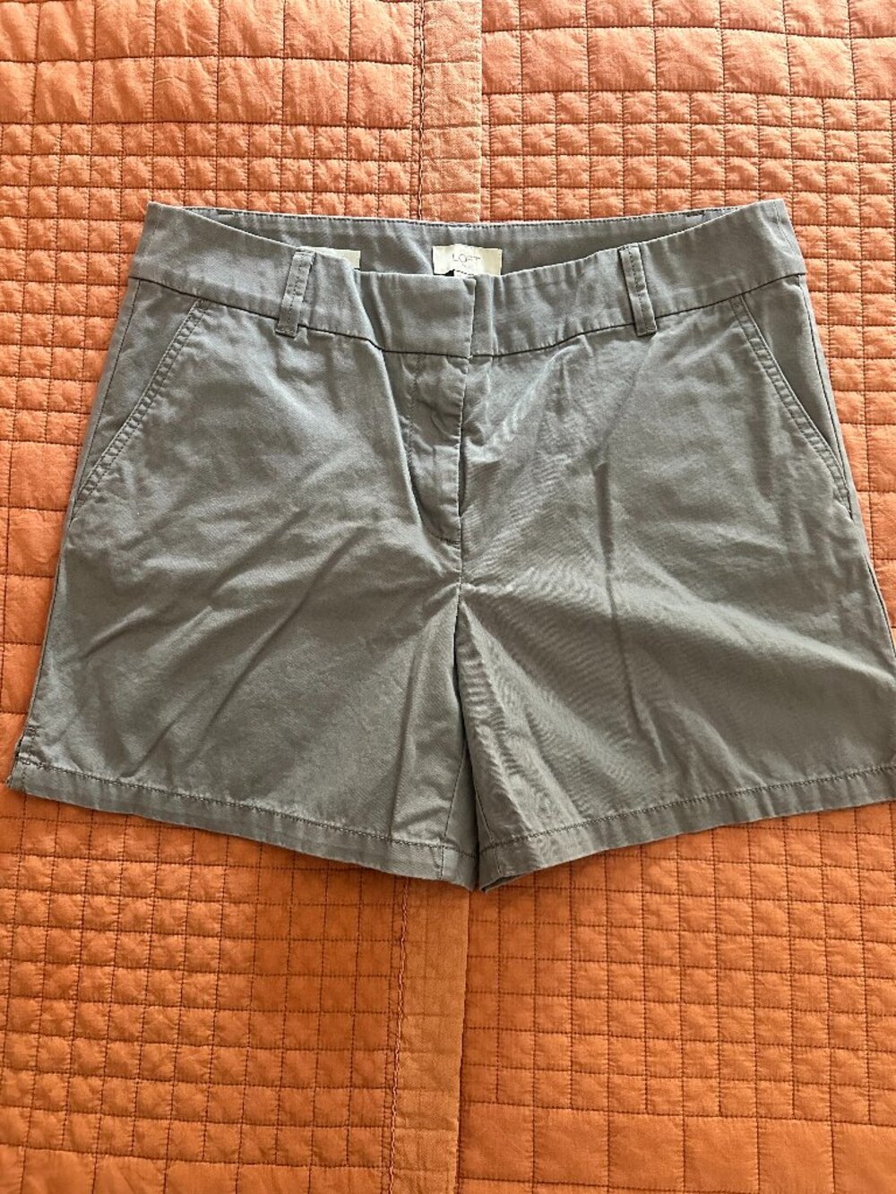LOFT Outlet 6" Classic Shorts – Gray – Size 12